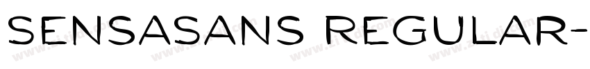 SensaSans Regular字体转换